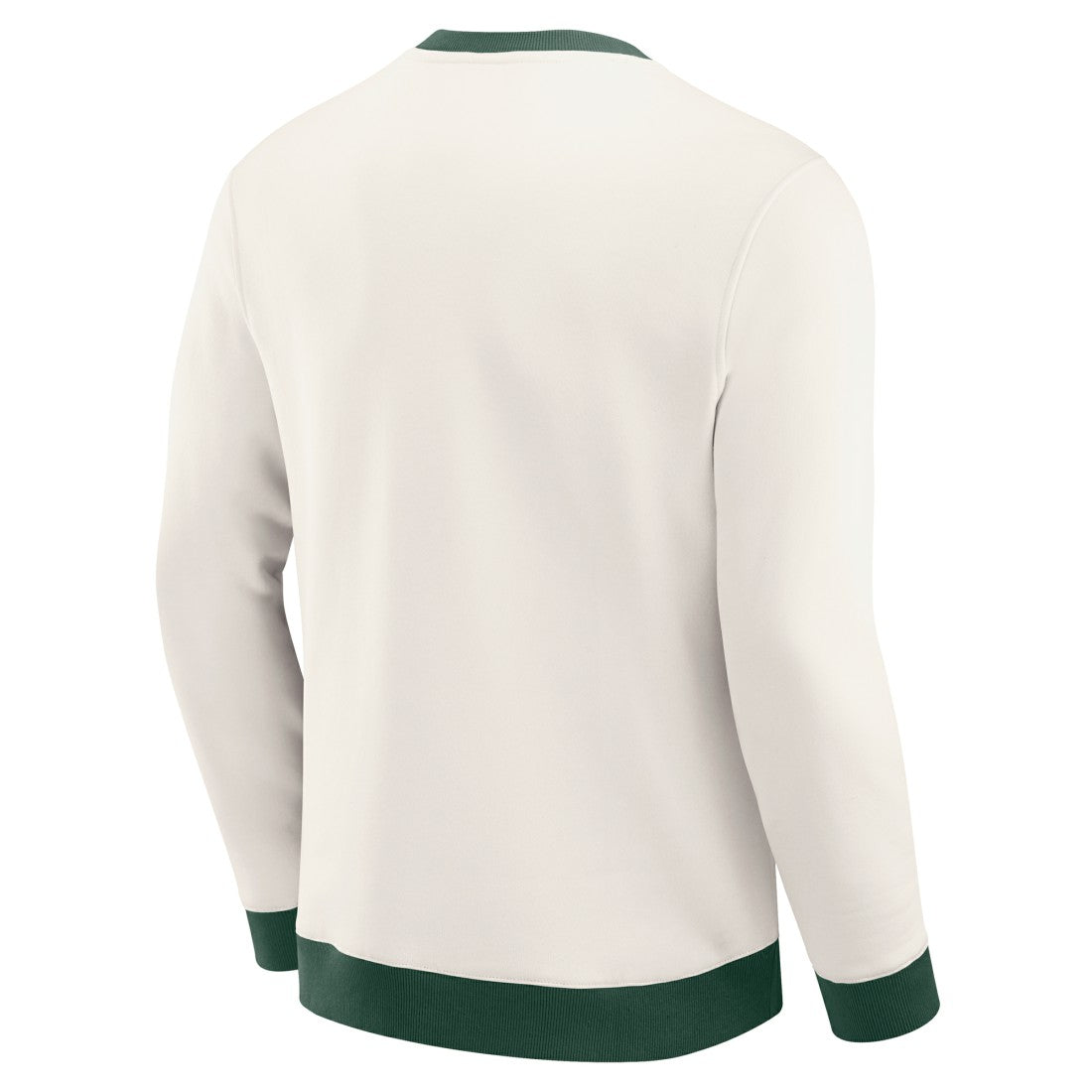 Green Bay Packers Darius Rucker Collection Colorblock Pullover Sweatshirt - Cream on sale