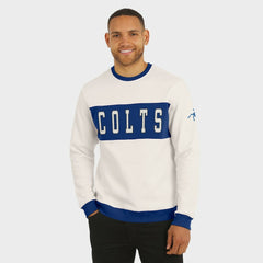 Indianapolis Colts Darius Rucker Collection Colorblock Pullover Sweatshirt - Cream for sale