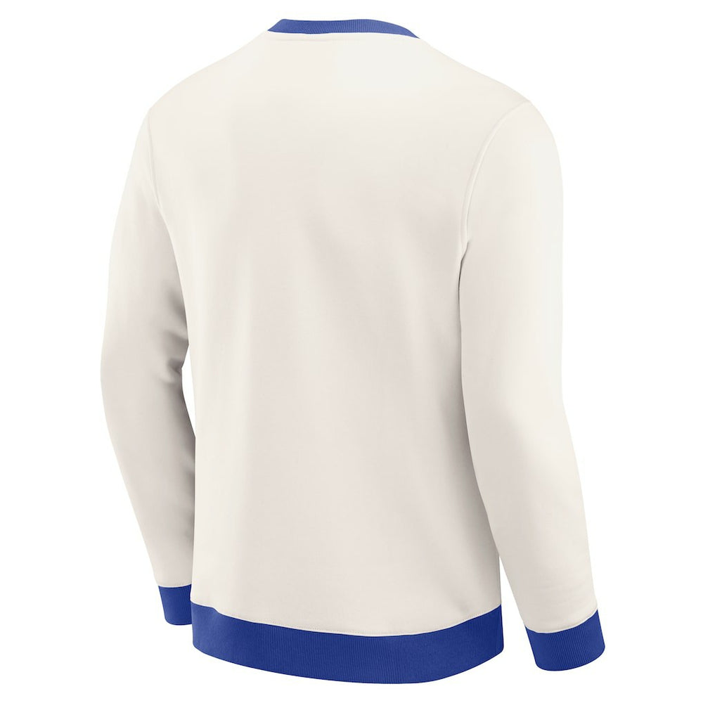 Los Angeles Rams Darius Rucker Collection Colorblock Pullover Sweatshirt - Cream sale