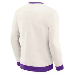Minnesota Vikings Darius Rucker Collection Colorblock Pullover Sweatshirt - Cream on sale