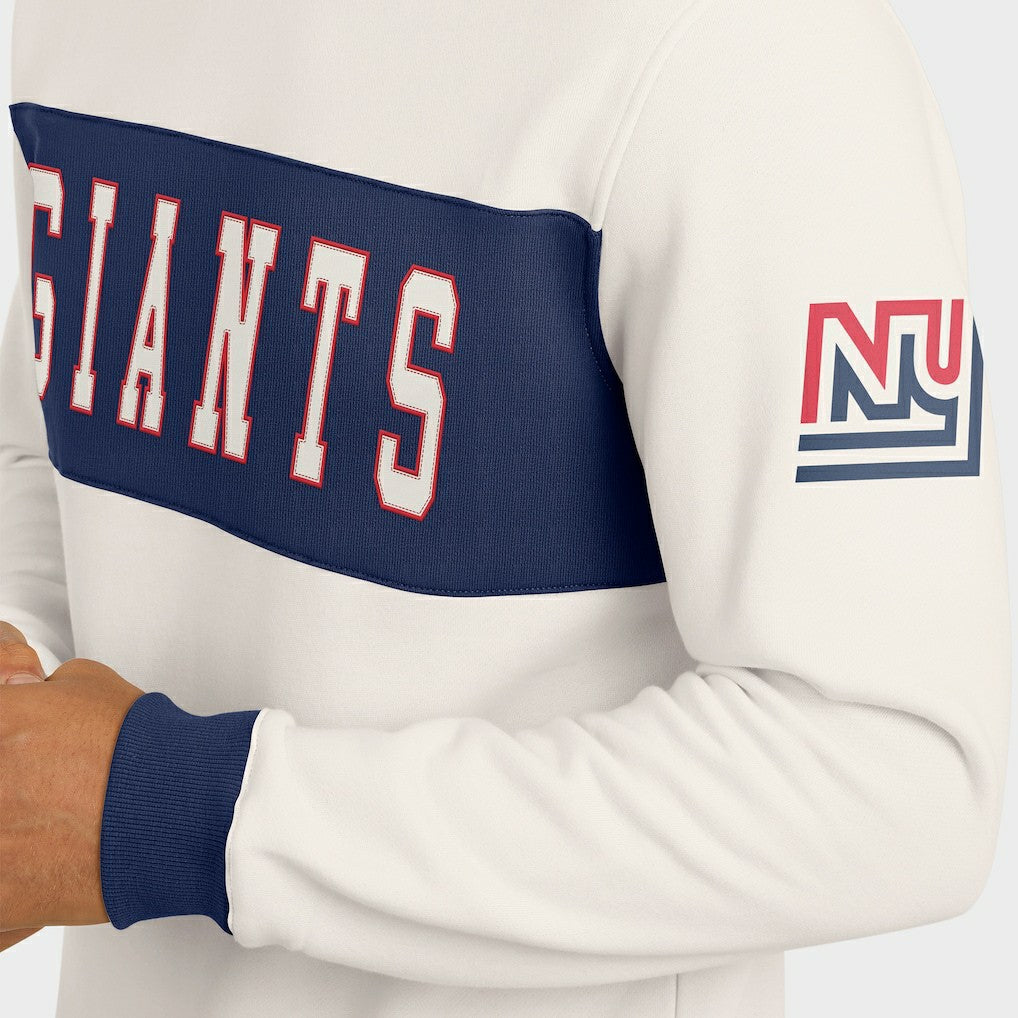 New York Giants Darius Rucker Collection Colorblock Pullover Sweatshirt - Cream online