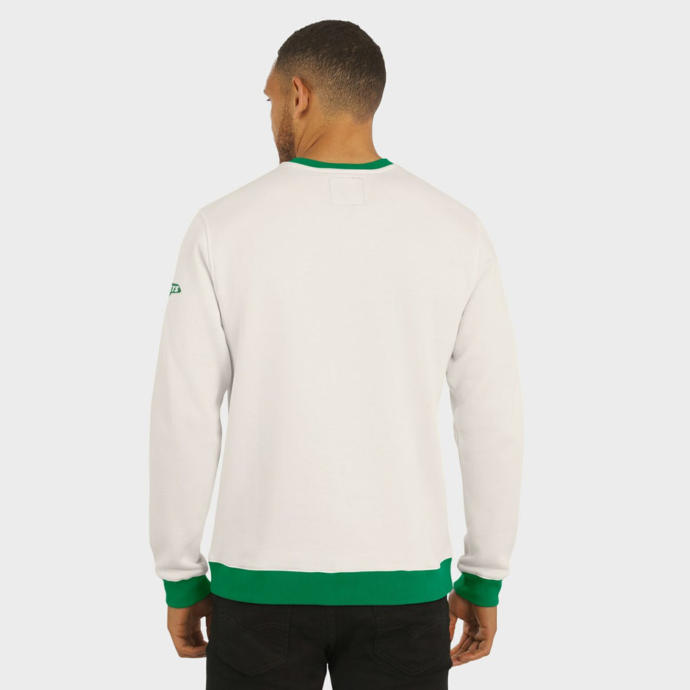 New York Jets Darius Rucker Collection Colorblock Pullover Sweatshirt - Cream online