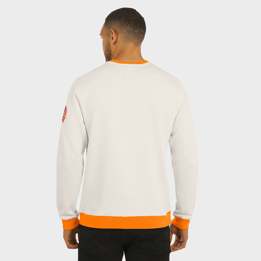 Tampa Bay Buccaneers Darius Rucker Collection Colorblock Pullover Sweatshirt - Cream sale