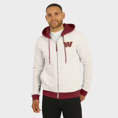 Washington Commanders Darius Rucker Collection Distressed Graphics Full-Zip Hoodie - Cream for sale