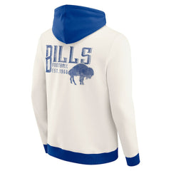 Buffalo Bills Darius Rucker Collection Distressed Graphics Full-Zip Hoodie - Cream for sale