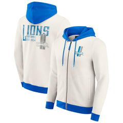 Detroit Lions Darius Rucker Collection Distressed Graphics Full-Zip Hoodie - Cream sale