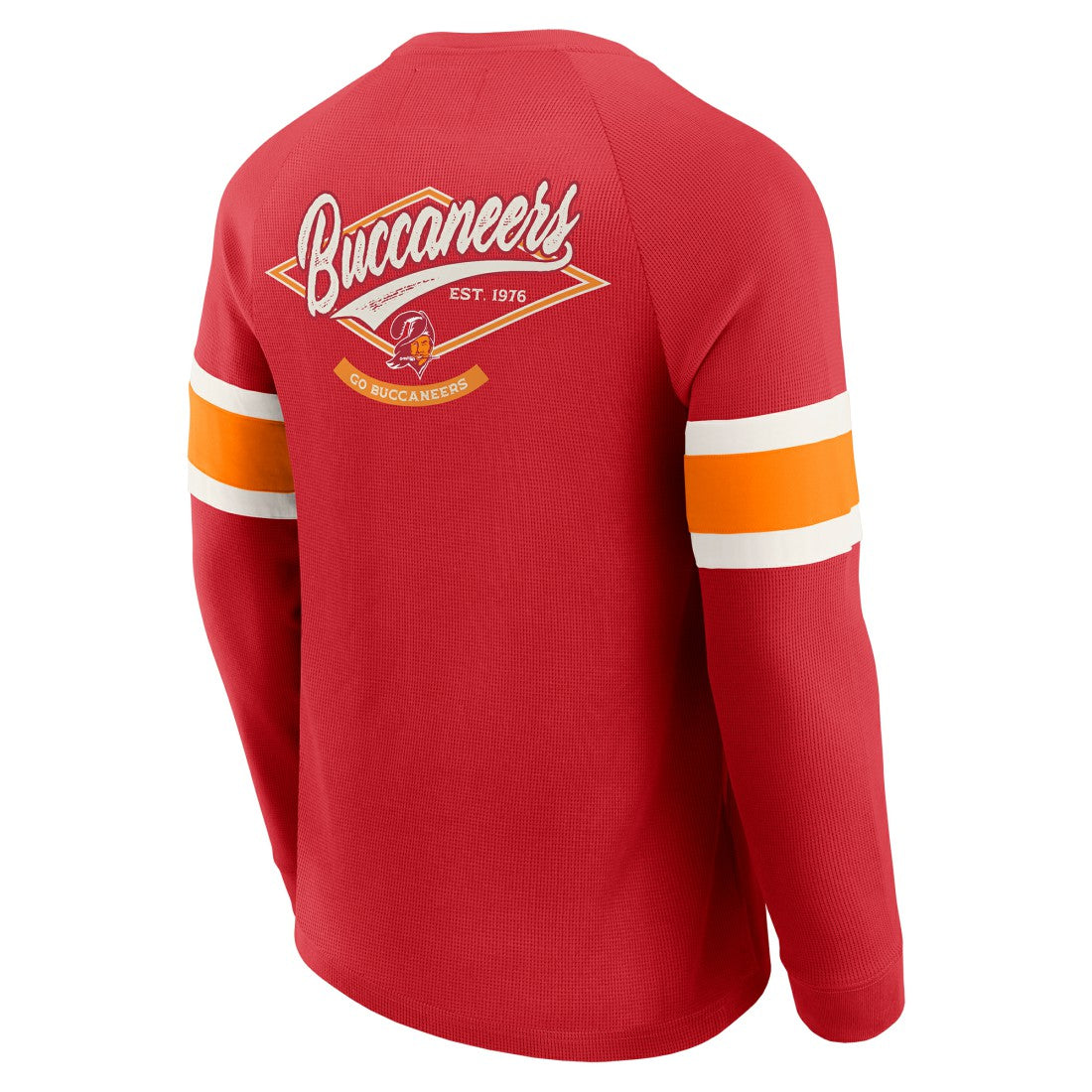 Tampa Bay Buccaneers Darius Rucker Collection Waffle-Knit Raglan Long Sleeve Henley T-Shirt - Red cheap