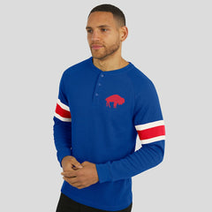 Buffalo Bills Darius Rucker Collection Waffle-Knit Raglan Long Sleeve Henley T-Shirt - Royal cheap