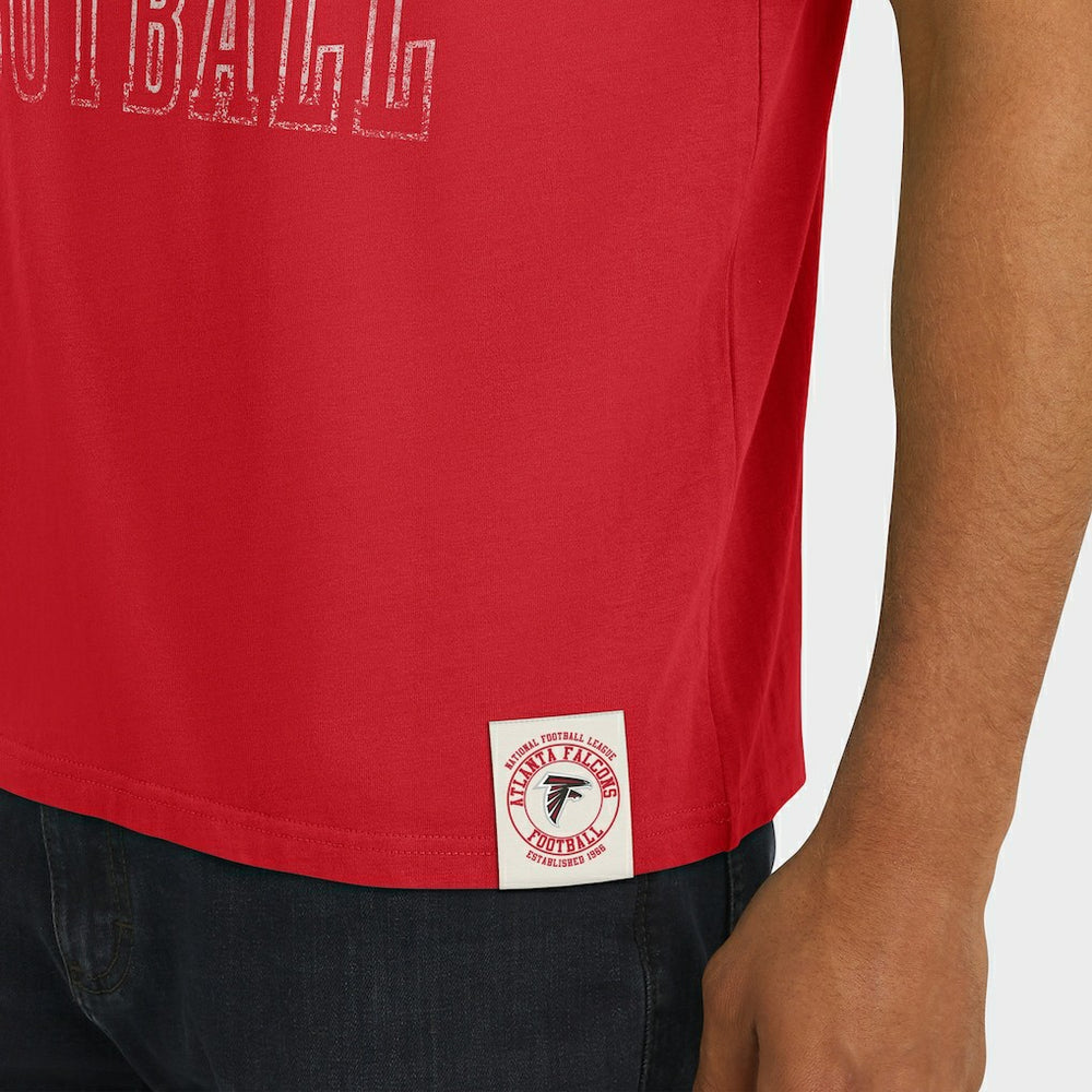 Atlanta Falcons Darius Rucker Collection Football Stripe Sleeve T-Shirt - Red discount