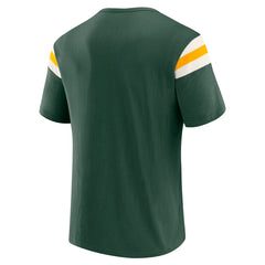 Green Bay Packers Darius Rucker Collection Football Stripe Sleeve T-Shirt - Green online