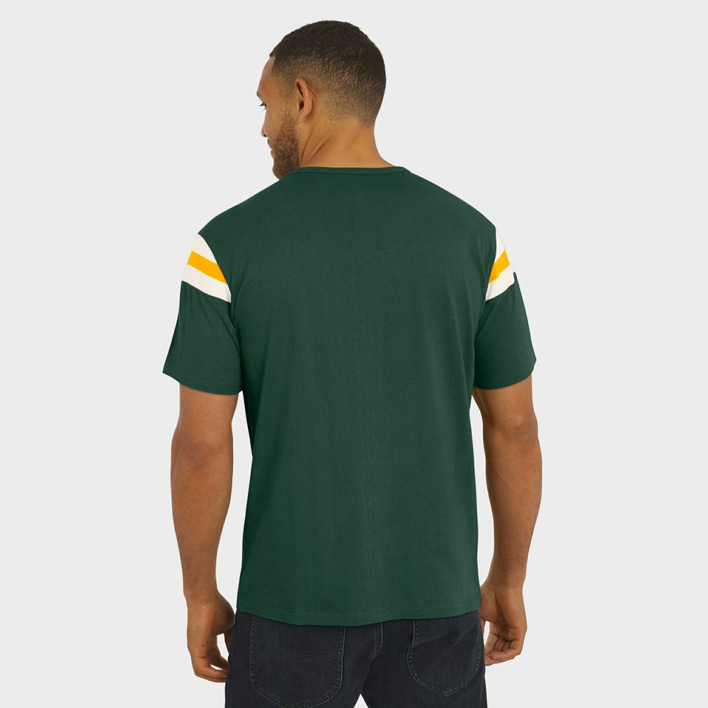Green Bay Packers Darius Rucker Collection Football Stripe Sleeve T-Shirt - Green online