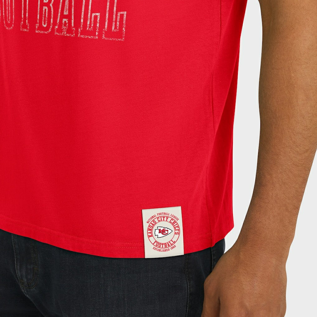 Kansas City Chiefs Darius Rucker Collection Football Stripe Sleeve T-Shirt - Red online