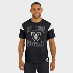 Las Vegas Raiders Darius Rucker Collection Football Stripe Sleeve T-Shirt - Black sale