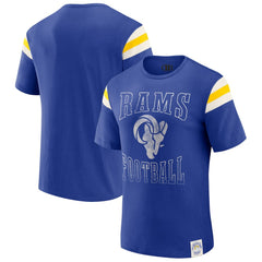 Los Angeles Rams Darius Rucker Collection Football Stripe Sleeve T-Shirt - Royal online