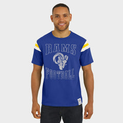 Los Angeles Rams Darius Rucker Collection Football Stripe Sleeve T-Shirt - Royal online