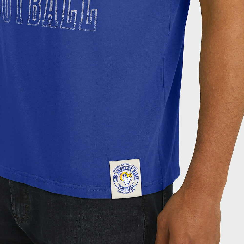 Los Angeles Rams Darius Rucker Collection Football Stripe Sleeve T-Shirt - Royal online