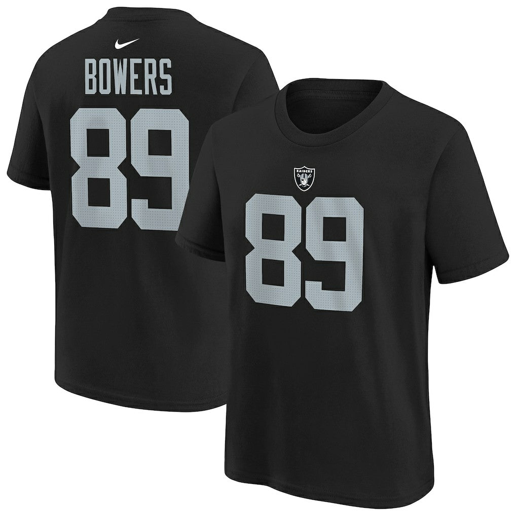 Brock Bowers Las Vegas Raiders Youth Player Name & Number T-Shirt - Black | Nike outlet