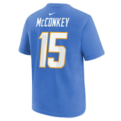 Ladd McConkey Los Angeles Chargers Youth Player Name & Number T-Shirt - Powder Blue | Nike outlet