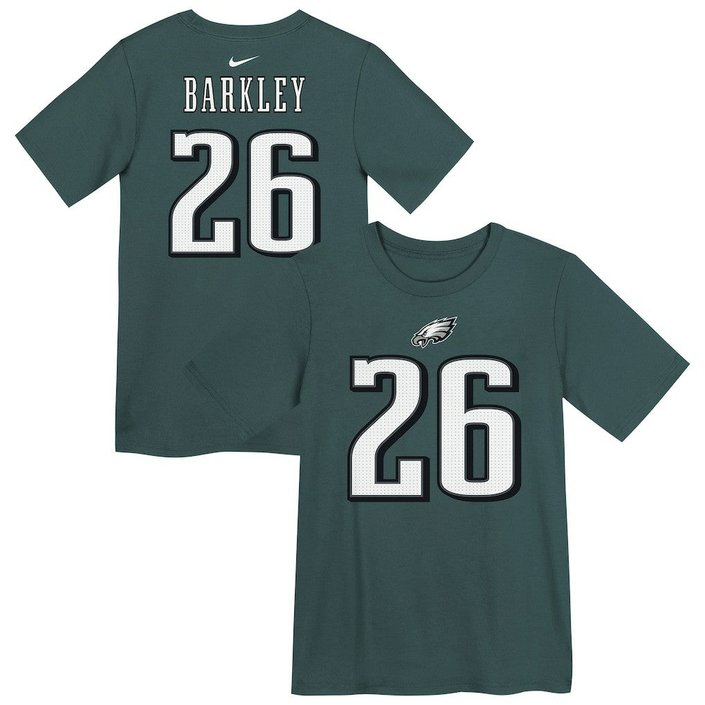 Saquon Barkley Philadelphia Eagles Preschool Player Name & Number T-Shirt - Midnight Green | Nike online