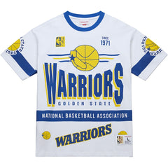 Golden State Warriors Unisex Hardwood Classics Vintage Team Origins Premium T-Shirt sale - White | Mitchell & Ness online