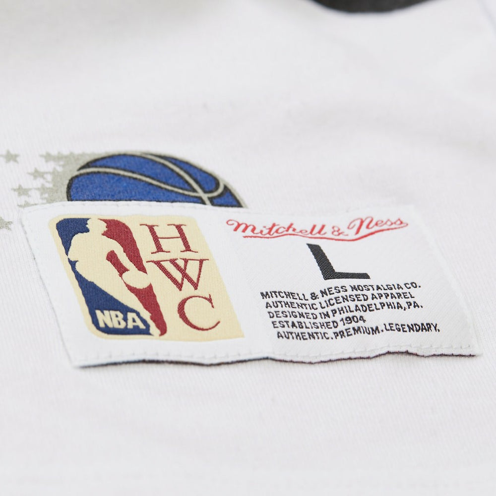 Orlando Magic Unisex Hardwood Classics Vintage Team Origins Premium T-Shirt - White | Mitchell & Ness on sale