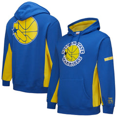 Golden State Warriors Hardwood Classics Team Origins Fleece Pullover Hoodie sale - Royal | Mitchell & Ness discount