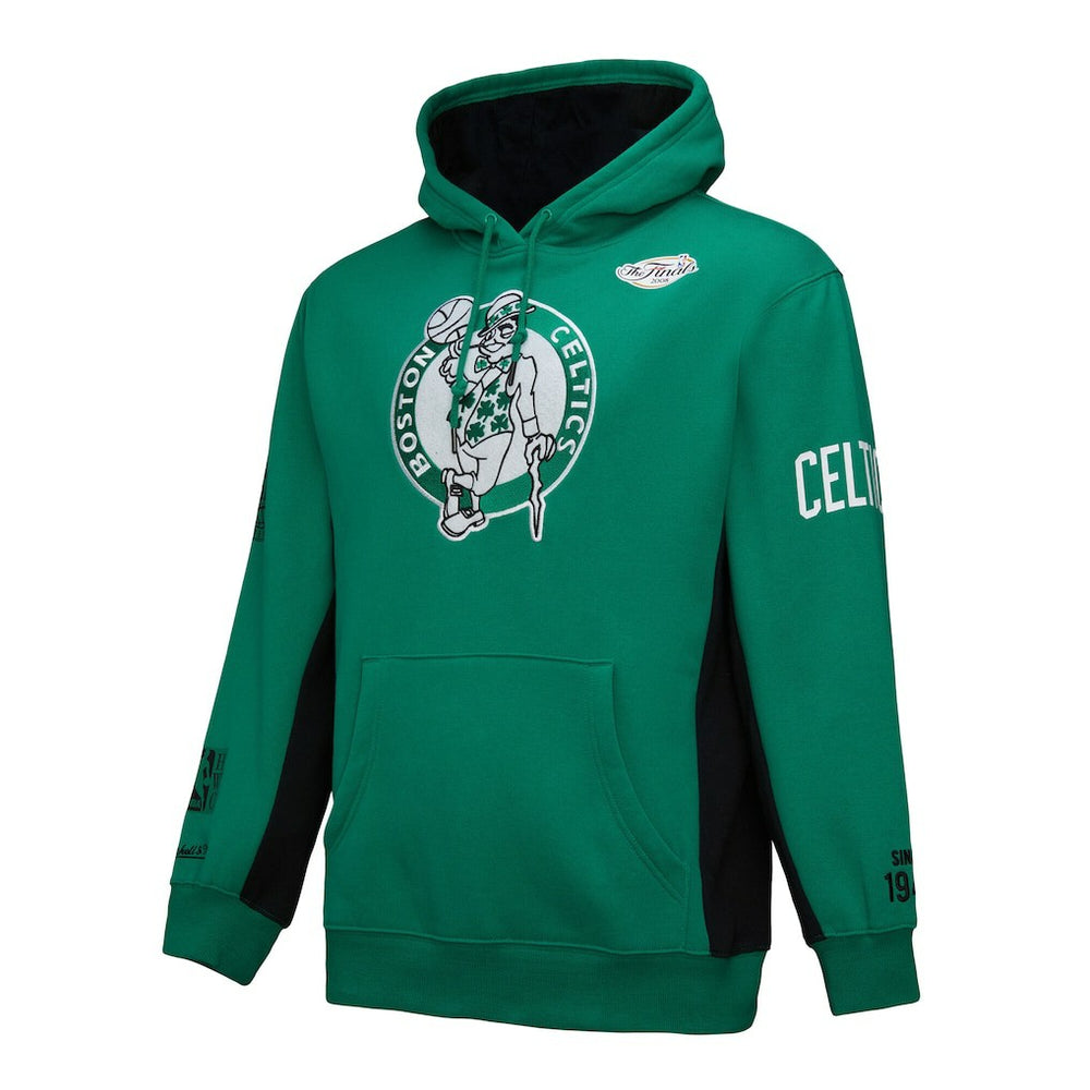 Boston Celtics Hardwood Classics Team Origins Fleece Pullover Hoodie - Kelly Green | Mitchell & Ness outlet