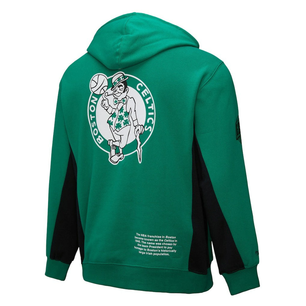 Boston Celtics Hardwood Classics Team Origins Fleece Pullover Hoodie - Kelly Green | Mitchell & Ness outlet