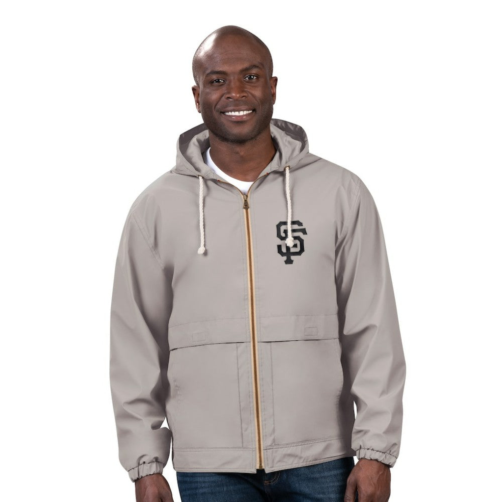 San Francisco Giants G-III Sports by Carl Banks Full-Zip Rain Jacket - Gray