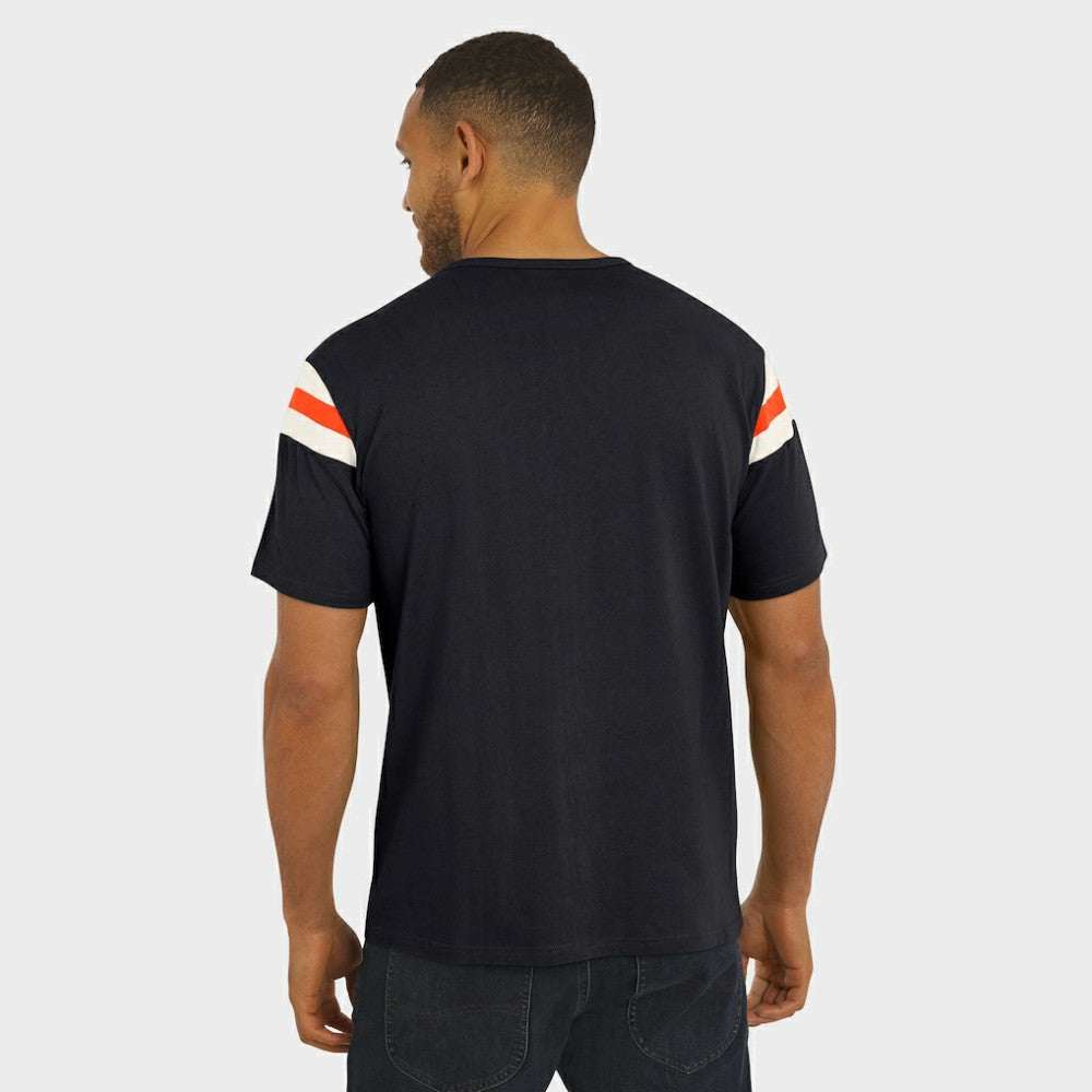San Francisco Giants Darius Rucker Collection Distressed Sleeve Stripe T-Shirt - Black