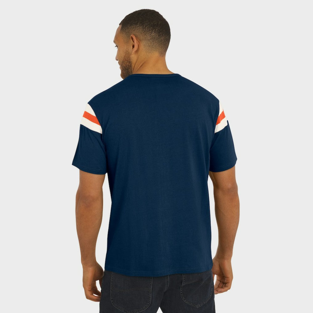 Houston Astros Darius Rucker Collection Distressed Sleeve Stripe T-Shirt - Navy