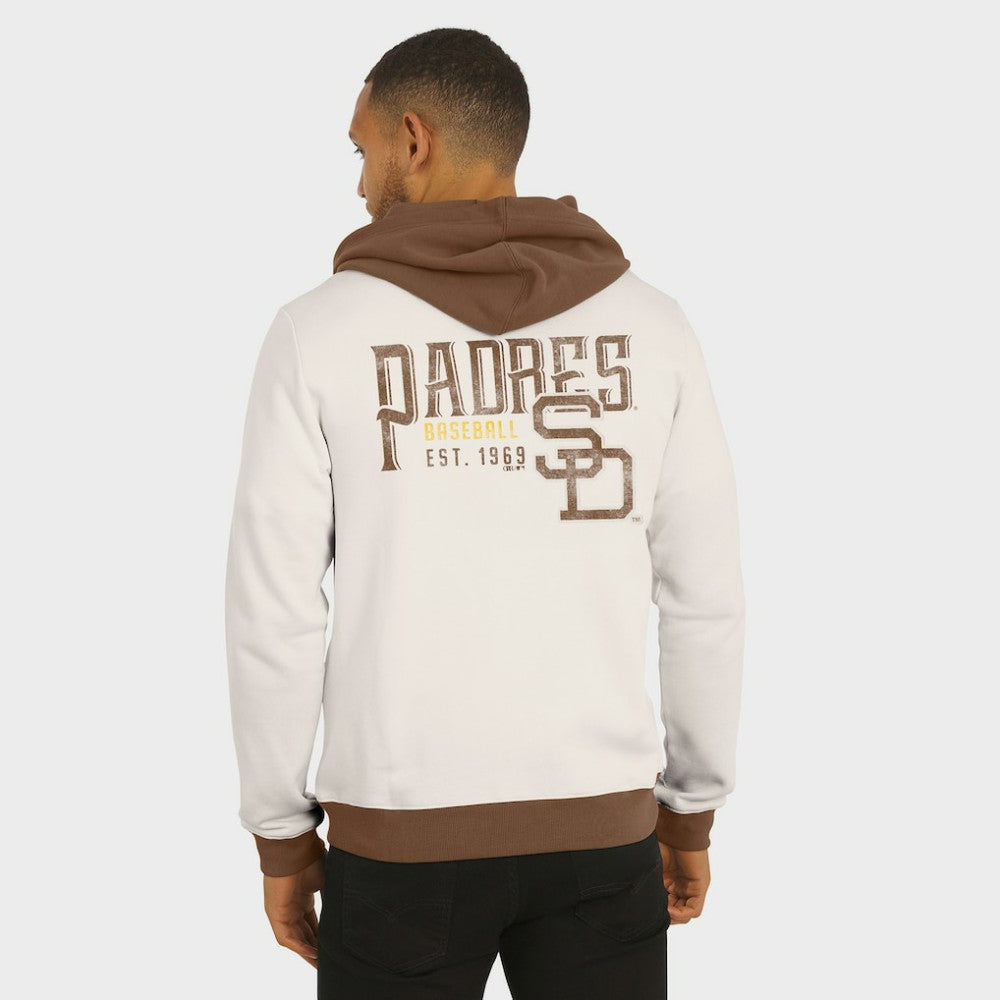 San Diego Padres Darius Rucker Collection Men's Polar Fleece Full-Zip Hoodie - Cream