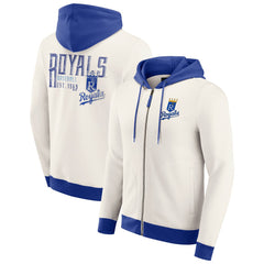 Kansas City Royals Darius Rucker Collection Men's Polar Fleece Full-Zip Hoodie - Cream