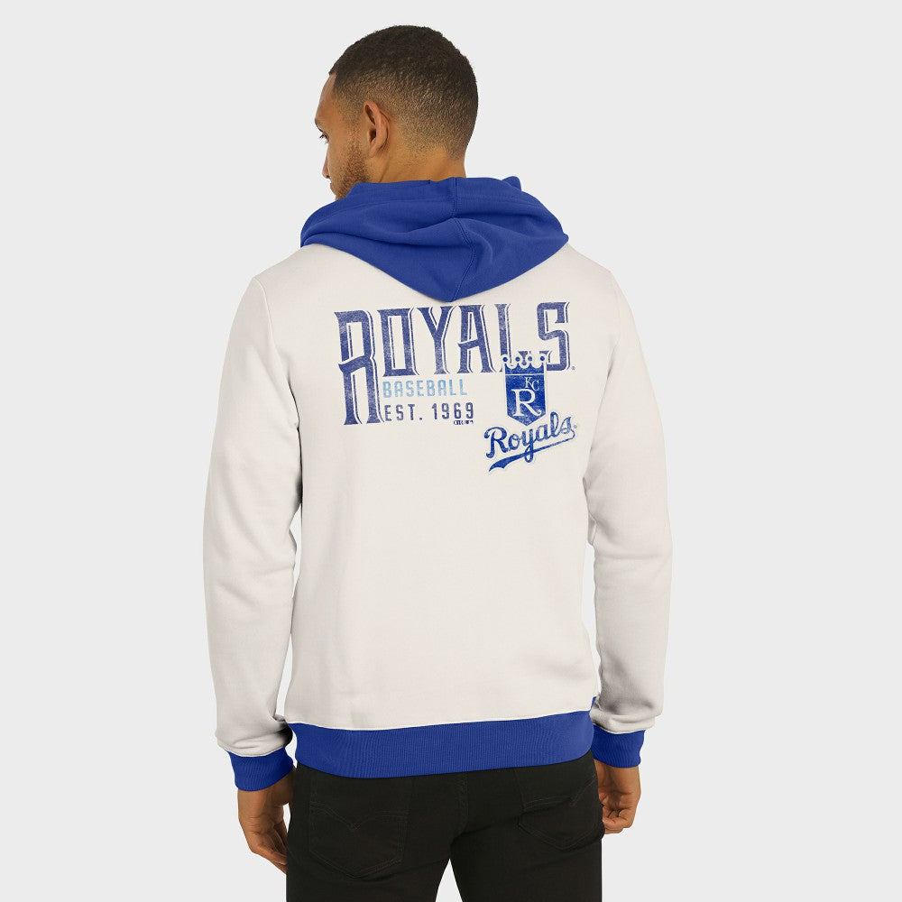 Kansas City Royals Darius Rucker Collection Men's Polar Fleece Full-Zip Hoodie - Cream