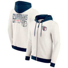 Cleveland Guardians Darius Rucker Collection Men's Polar Fleece Full-Zip Hoodie - Cream