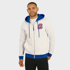Atlanta Braves Darius Rucker Collection Men's Polar Fleece Full-Zip Hoodie - Cream