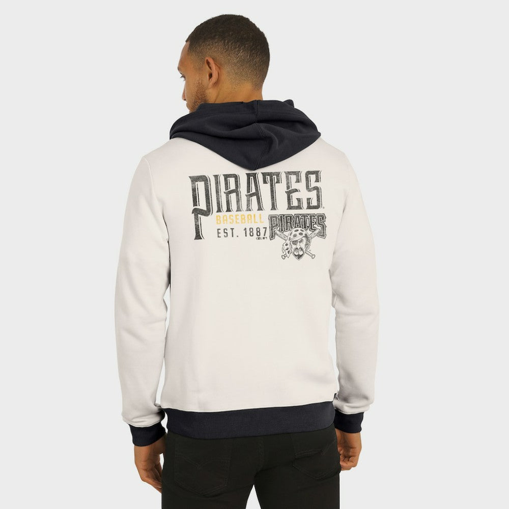 Pittsburgh Pirates Darius Rucker Collection Men's Polar Fleece Full-Zip Hoodie - Cream