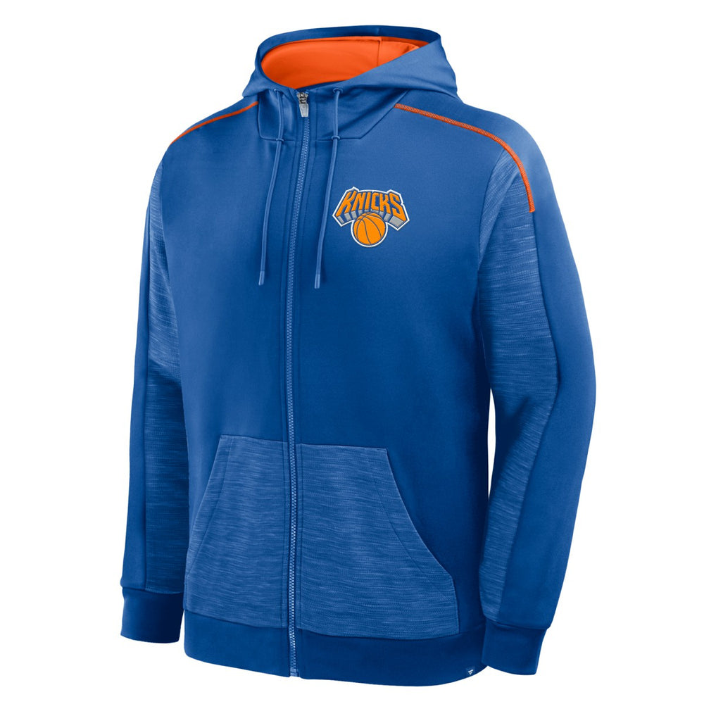 New York Knicks Back Door Cut Play Defender Full-Zip Hoodie - Blue | Fanatics shop