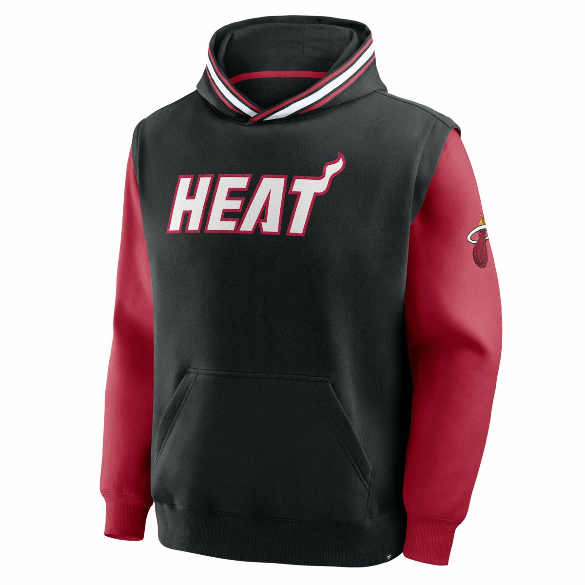 Miami Heat Half Court Shot Clock Fastbreak Hoodie - Black/Red | Fanatics sale
