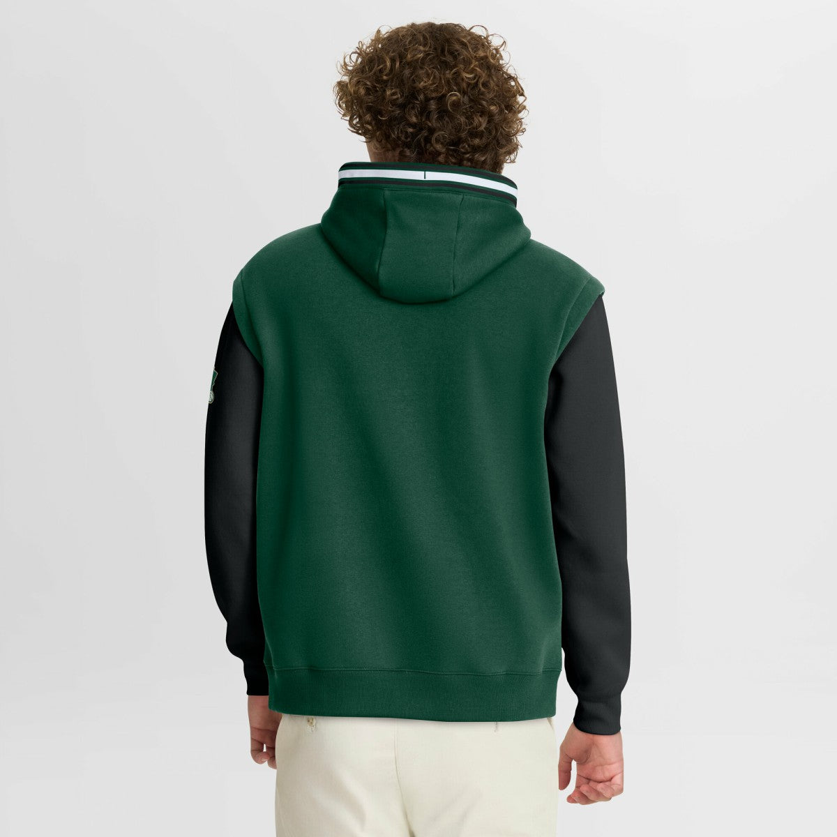 Milwaukee Bucks Half Court Shot Clock Fastbreak Hoodie - Hunter Green/Black | Fanatics discount