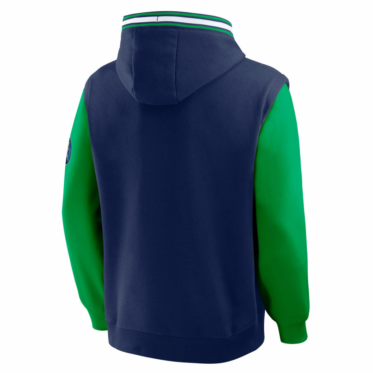 Minnesota Timberwolves Half Court Shot Clock Fastbreak Hoodie - Navy/Green | Fanatics for sale