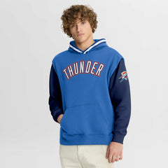 Oklahoma City Thunder Half Court Shot Clock Fastbreak Hoodie - Blue/Navy | Fanatics on sale