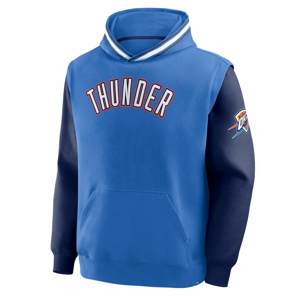 Oklahoma City Thunder Half Court Shot Clock Fastbreak Hoodie - Blue/Navy | Fanatics on sale