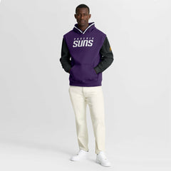 Phoenix Suns Half Court Shot Clock Fastbreak Hoodie - Purple/Black | Fanatics on sale