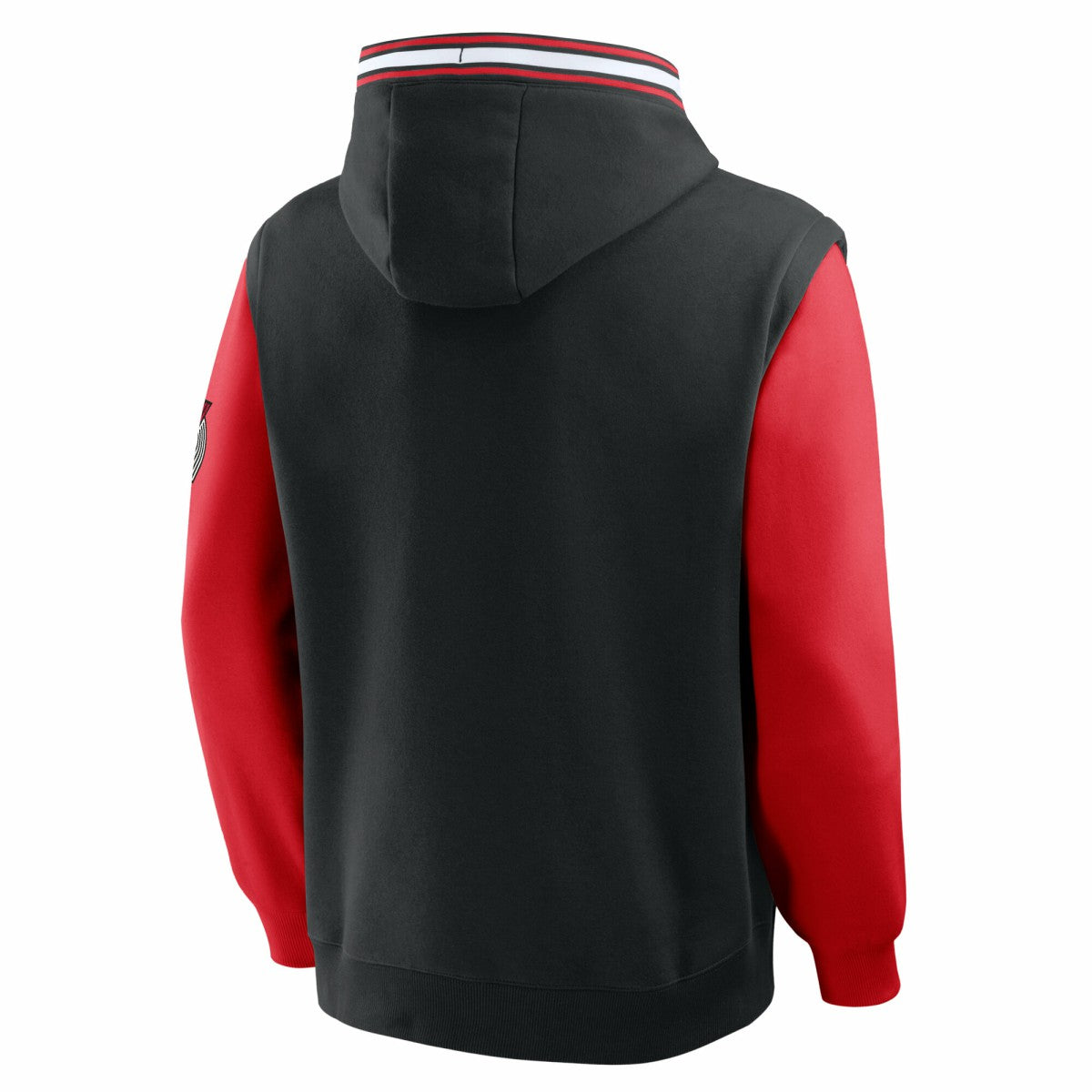 Portland Trail Blazers Half Court Shot Clock Fastbreak Hoodie - Black/Red | Fanatics online