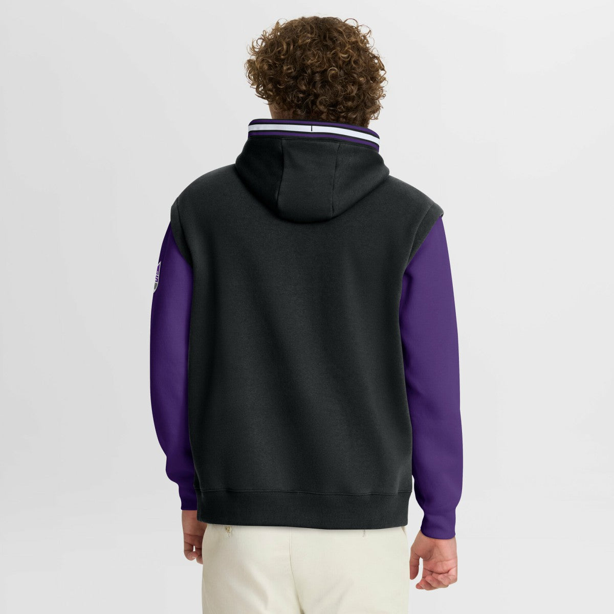 Sacramento Kings Half Court Shot Clock Fastbreak Hoodie - Black/Purple | Fanatics shop