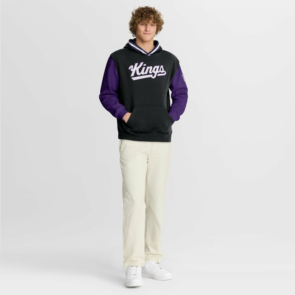 Sacramento Kings Half Court Shot Clock Fastbreak Hoodie - Black/Purple | Fanatics shop