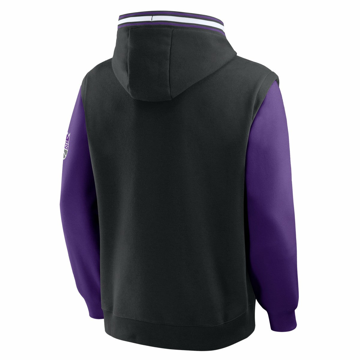 Sacramento Kings Half Court Shot Clock Fastbreak Hoodie - Black/Purple | Fanatics shop