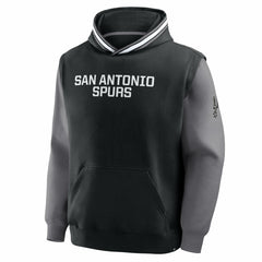 San Antonio Spurs Half Court Shot Clock Fastbreak Hoodie - Black/Gray | Fanatics outlet