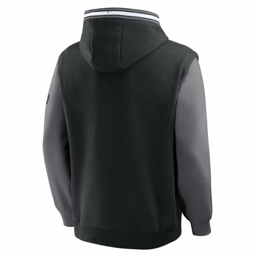 San Antonio Spurs Half Court Shot Clock Fastbreak Hoodie - Black/Gray | Fanatics outlet